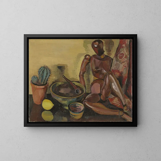 Untitled Painting - Erik Brandt — framed artwork on a wall