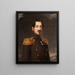 Oscar I King of Sweden and Norway 1844-1859 - Erik Wahlbergson — framed artwork on a wall