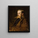 Portrait of the painter Nikolai Ulfsten - Erik Werenskiold — framed artwork on a wall