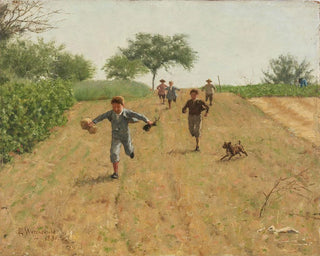 Flânerie dans le ciel - Erik Werenskiold — artwork view
