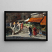 Market scene - Erma Zago — framed artwork on a wall