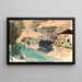 Rivière Sud de Chicago - Erminio Scapicchi — framed artwork on a wall