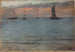a seascape at sunset - Ernest-Ange Duez — artwork view