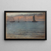 a seascape at sunset - Ernest-Ange Duez — framed artwork on a wall