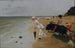At the Beach - Ernest-Ange Duez — artwork view