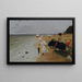At the Beach - Ernest-Ange Duez — framed artwork on a wall