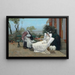 Repos sur la terrasse à Villerville - Ernest-Ange Duez | Painting — framed artwork on a wall