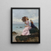 on the cliff - Ernest-Ange Duez — framed artwork on a wall