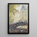 Concert painting given to the wounded in the courtyard of the Val-de-Grâce military hospital - Ernest Boudet — framed artwork on a wall