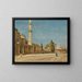 in front of the Constantinople mosque - Ernest Buttura — framed artwork on a wall