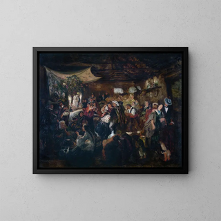 The Angel's Vigil Child - Ernest Charton — framed artwork on a wall