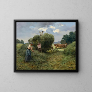 The Reapers - Ernest Chateignon — framed artwork on a wall