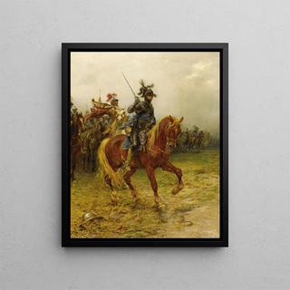 Prince Rupert - Ernest Crofts — framed artwork on a wall