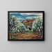 Orchard of Apple Trees - Ernest Fiene — framed artwork on a wall