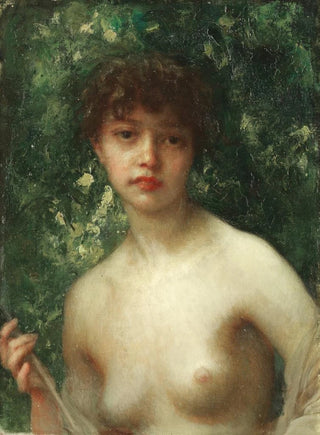 Young Huntress - Ernest Hébert — artwork view