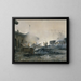 Gasworks of Courcelles - Ernest Jean Delahaye — framed artwork on a wall