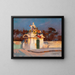 Statue of Strasbourg City at Place de la Concorde - Ernest Jules Renoux — framed artwork on a wall
