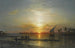 Twilight on the Nile - Ernest Karl Eugen Koerner — artwork view