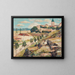 A Sunny Day in Seville - Ernest Lawson — framed artwork on a wall