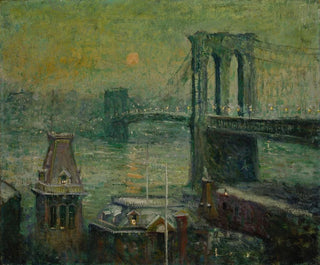 Brooklyn Bridge - Ernest Lawson — artwork view