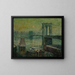 Brooklyn Bridge - Ernest Lawson — framed artwork on a wall