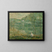 At the riverbank - Ernest Lawson — framed artwork on a wall