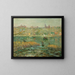 River Harlem - Ernest Lawson — framed artwork on a wall