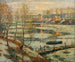 Ice in the River - Ernest Lawson — artwork view