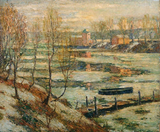 Ice in the River - Ernest Lawson — artwork view