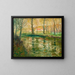 Red Roofs - Ernest Lawson — framed artwork on a wall