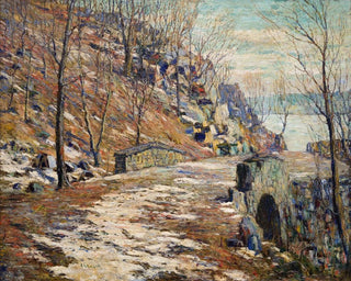 Route le long des Palissades - Ernest Lawson — artwork view