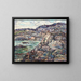 Rocky Coast of Nova Scotia - Ernest Lawson — framed artwork on a wall
