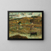 Light of the Sun on the Harlem River - Ernest Lawson — framed artwork on a wall