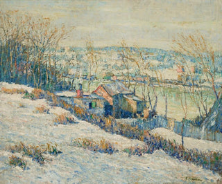 Winter on the Upper Harlem River - Ernest Lawson — artwork view