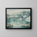 Winter Painting at Spuyten Duyvil - Ernest Lawson — framed artwork on a wall
