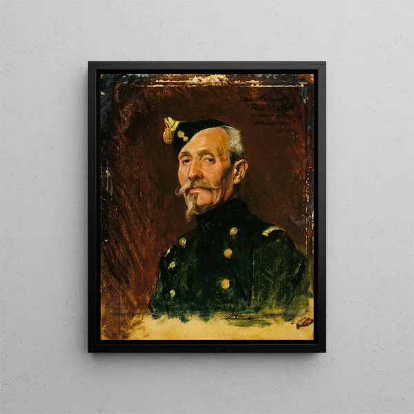 Colonel Félix Massue - Ernest Meissonier — framed artwork on a wall
