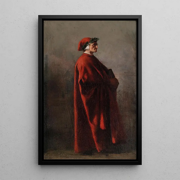 Dante - Ernest Meissonier — framed artwork on a wall