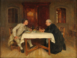 The priest's wine - Ernest Meissonier — artwork view