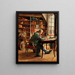 The Bibliophile - Ernest Meissonier — framed artwork on a wall