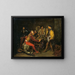 The guardroom - Ernest Meissonier — framed artwork on a wall