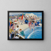 On the beach at Newlyn - Ernest Procter — framed artwork on a wall