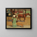 City scene painting - Ernest Rouart — framed artwork on a wall