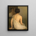 Woman bathing - Ernest Slingeneyer — framed artwork on a wall