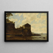 House on the Shore - Ernest Wadsworth Longfellow — framed artwork on a wall