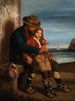 The Flute Lesson - Ernestine Huet — artwork view