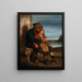 The Flute Lesson - Ernestine Huet — framed artwork on a wall