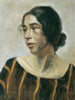 Dame en robe rayée - Ernestine von Hüttenbrenner — artwork view