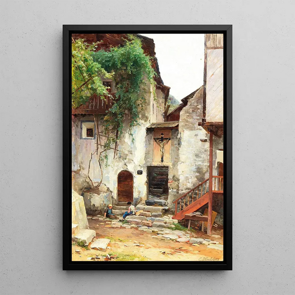 Tyrol Painting - Ernestine von Kirchsberg — framed artwork on a wall