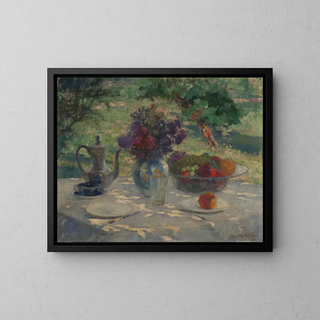 Still life - Ernesto de la Cárcova — framed artwork on a wall