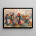 at the market - Ernő Erb — framed artwork on a wall